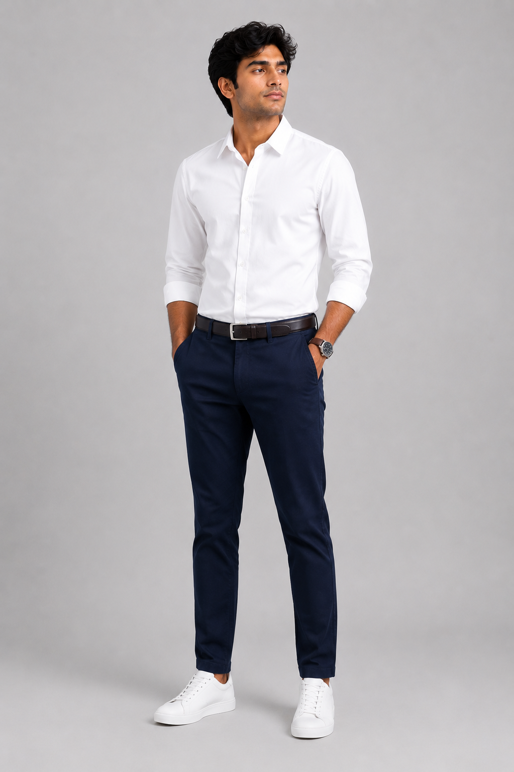 Executive White Formal Shirt