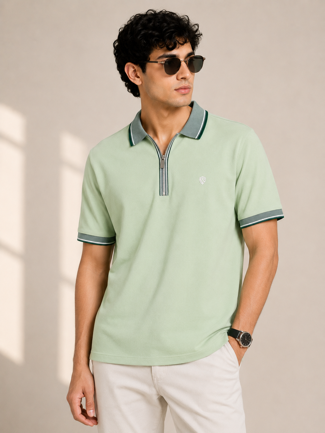 Superlooper Zip Collar Polo