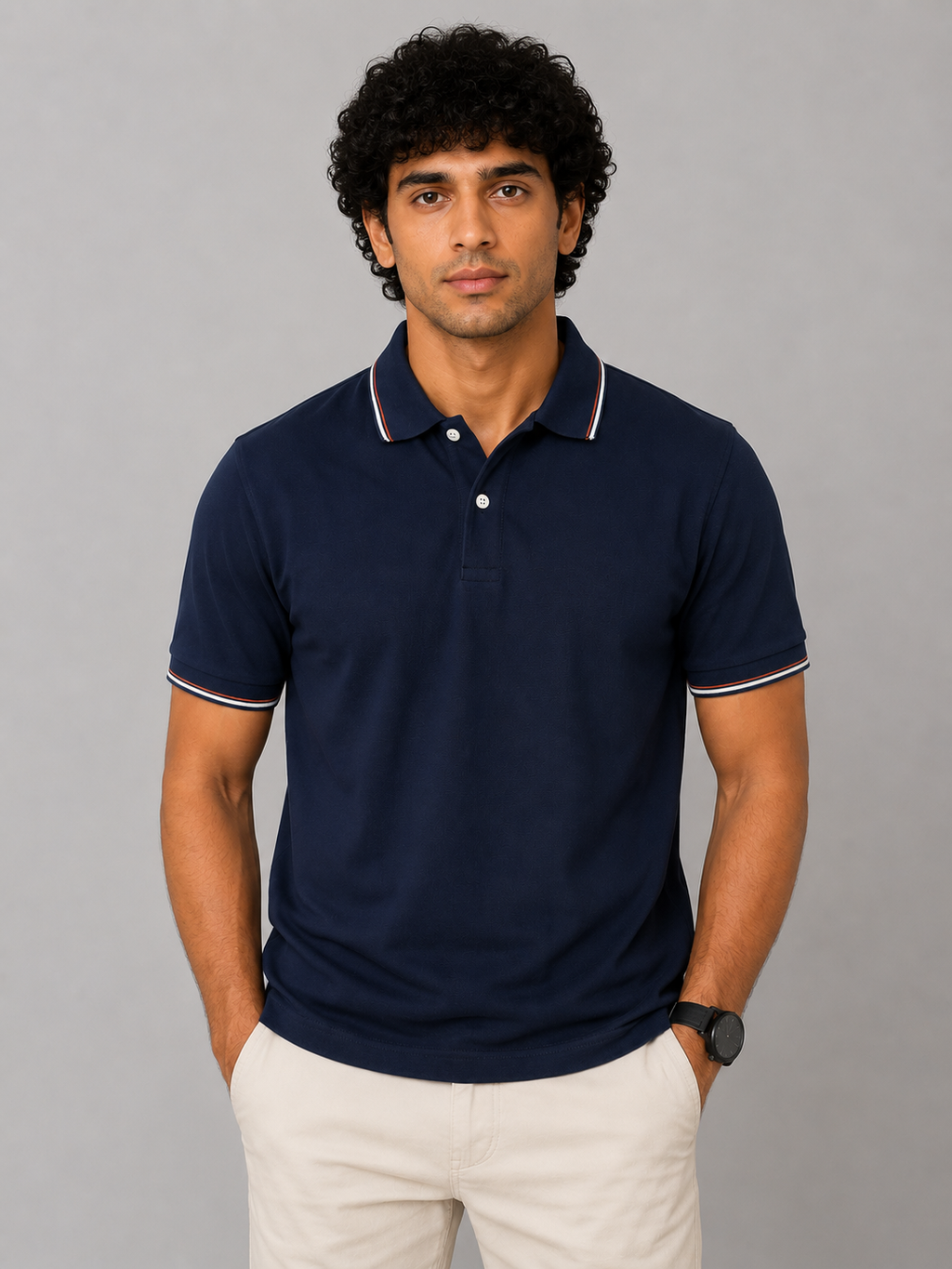 Midnight Edge Polo T-Shirt