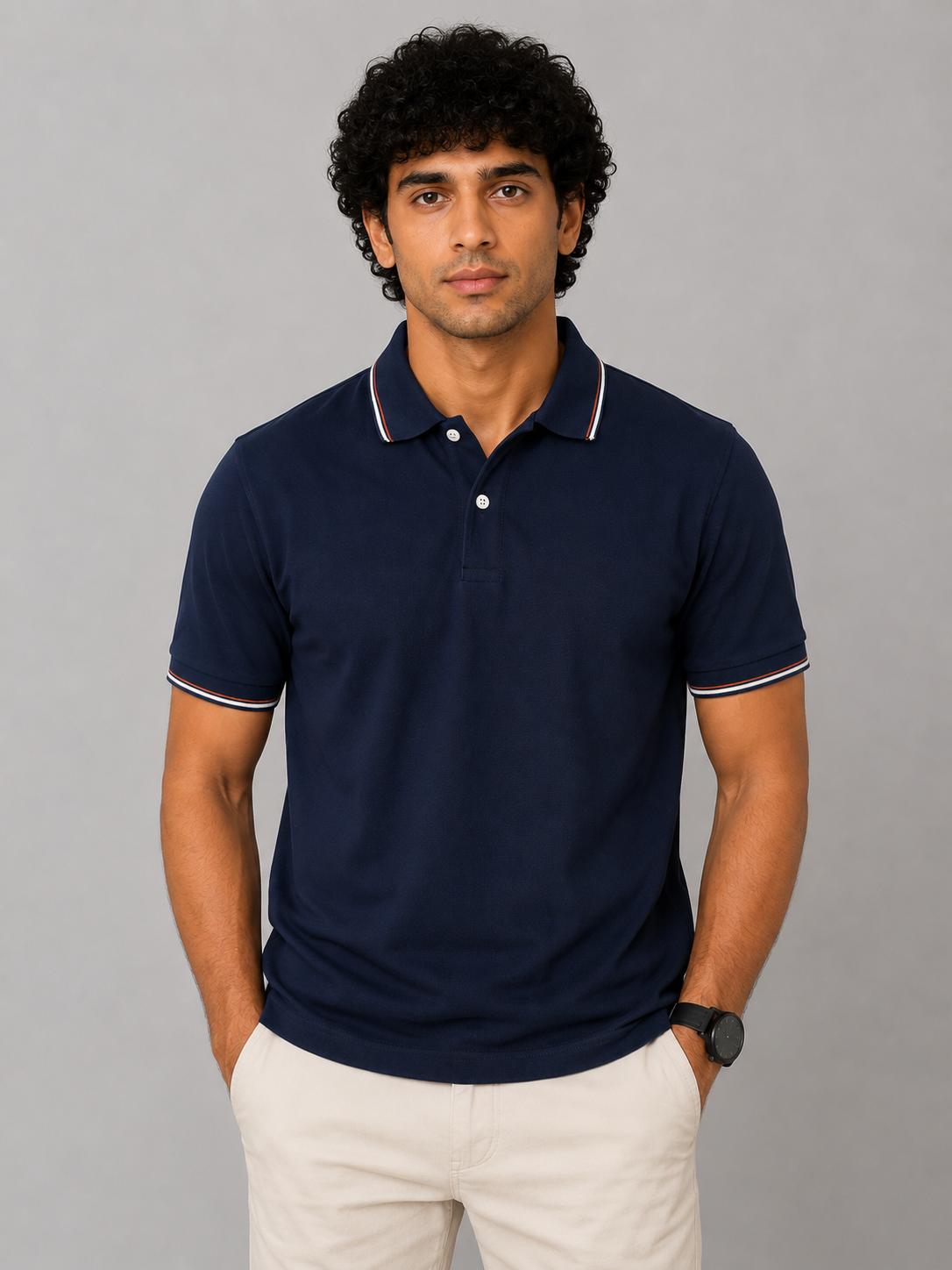 Midnight Edge Polo T-Shirt