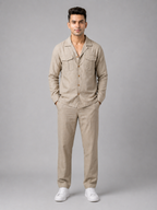 Cuban-Collar Co-ord Set Full