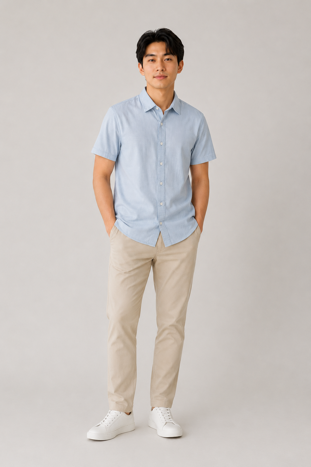Sky Blue Half sleeve Shirt