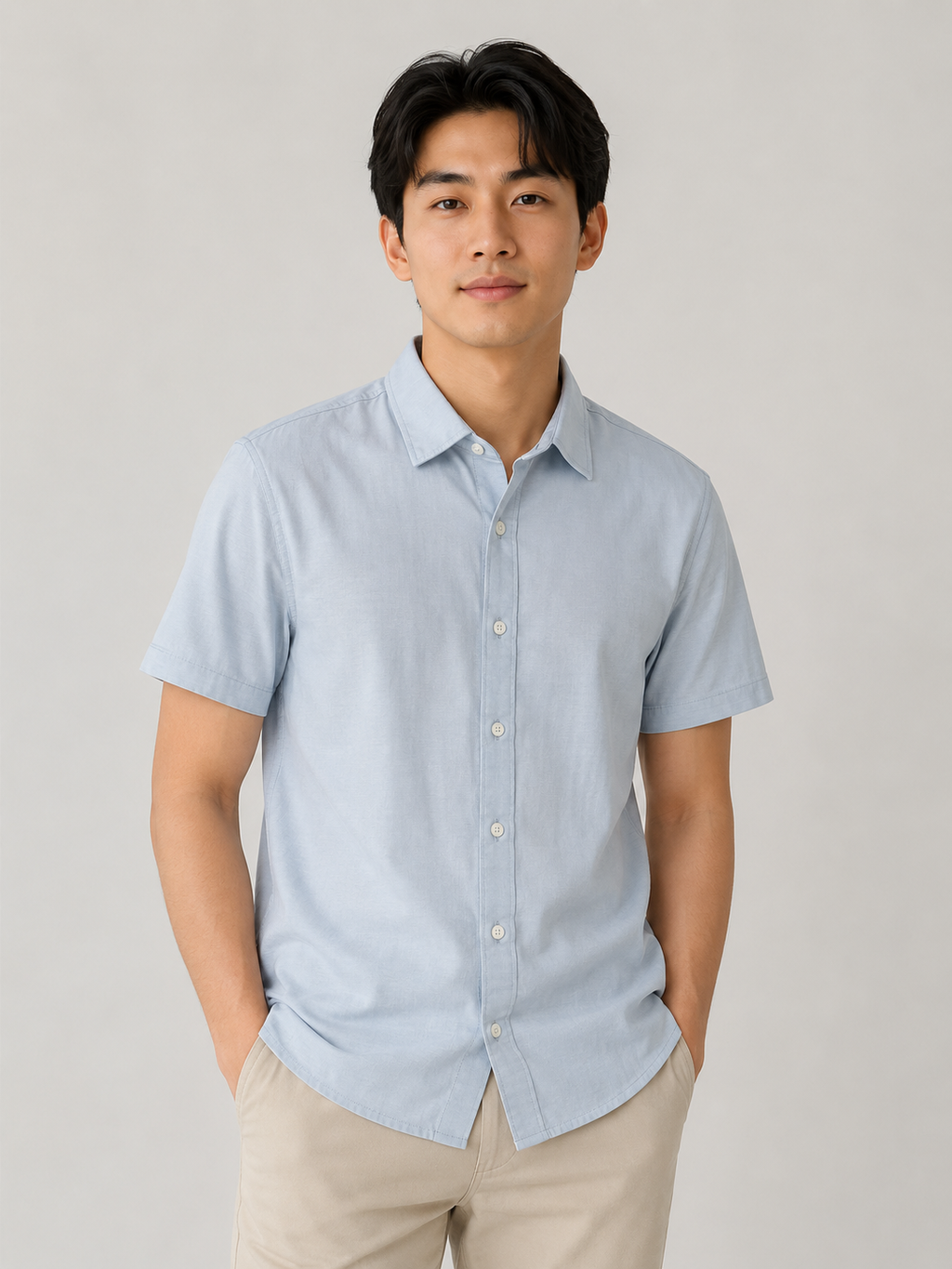 Sky Blue Half sleeve Shirt