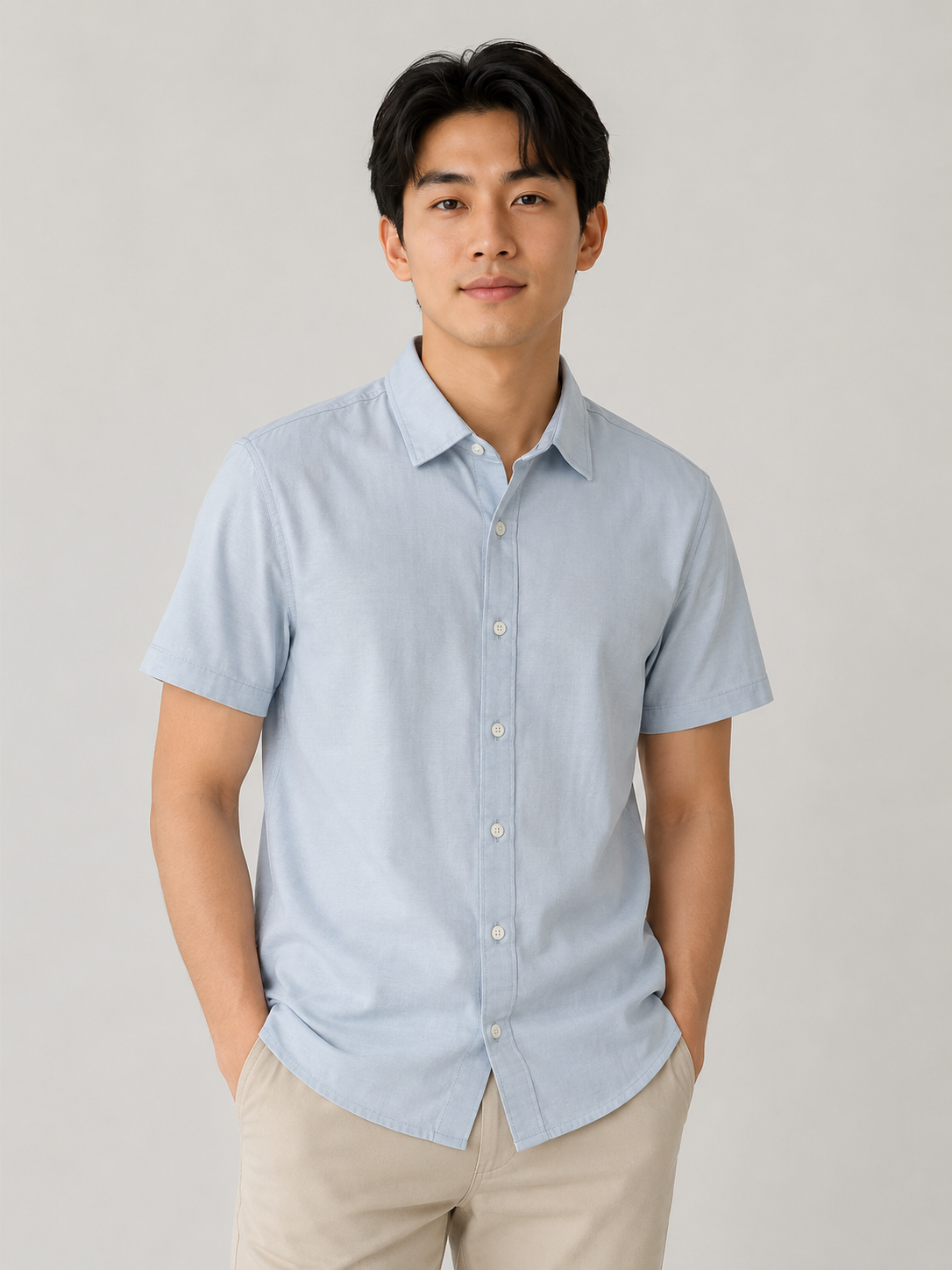Sky Blue Half sleeve Shirt