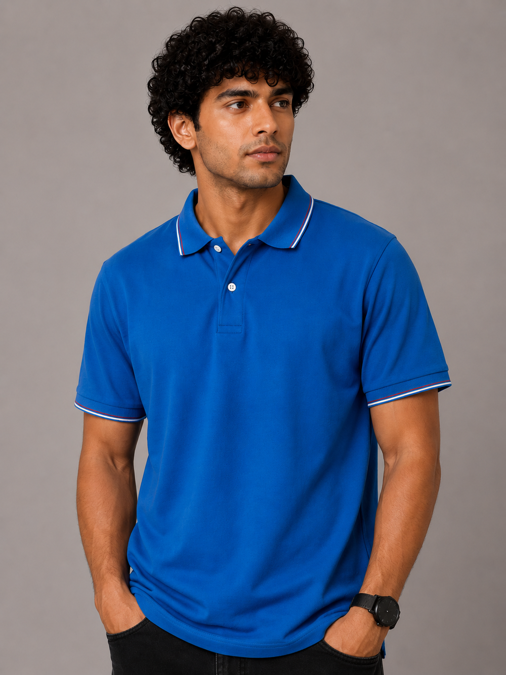 Cobalt Edge Polo T-Shirt