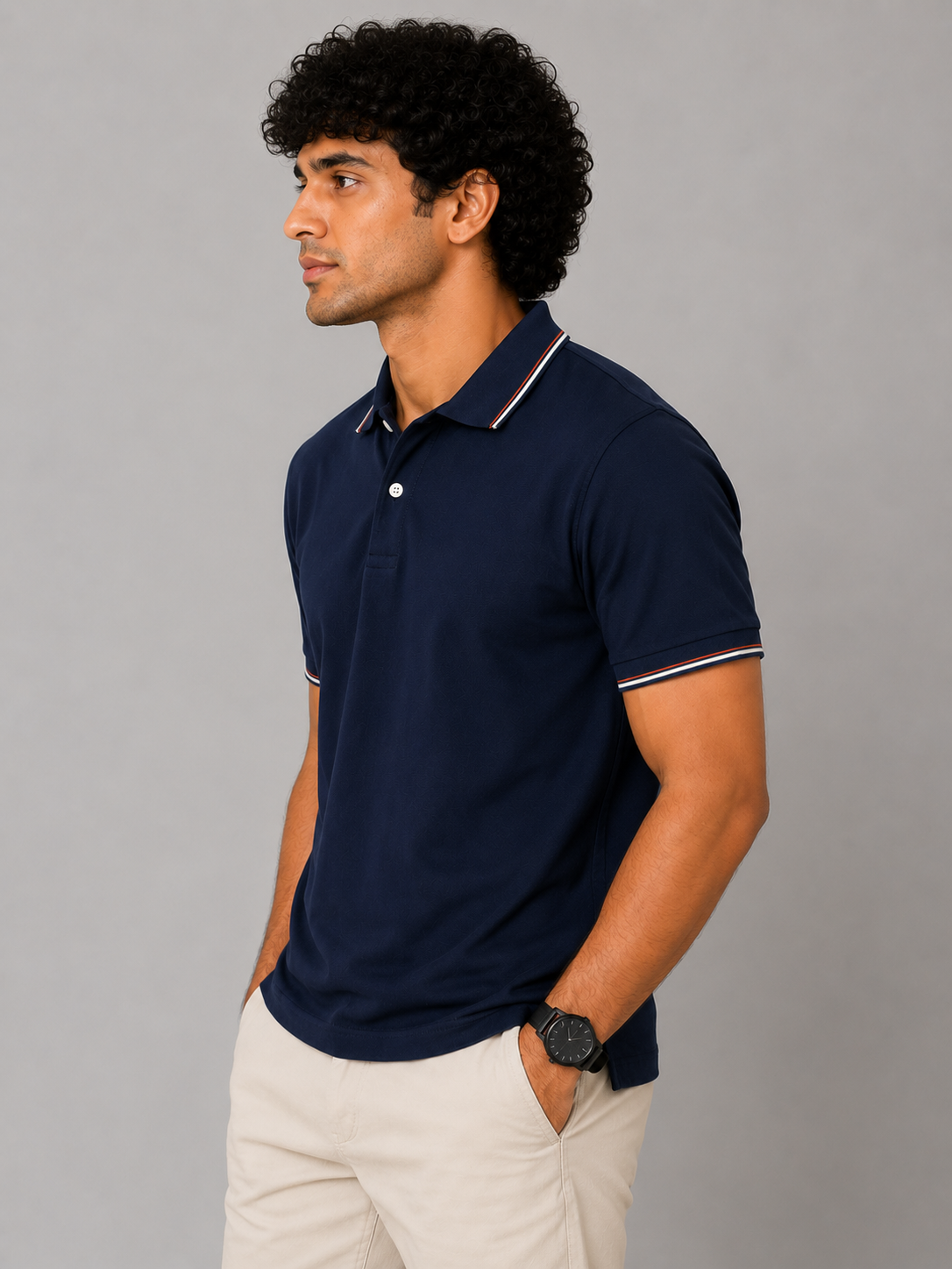 Midnight Edge Polo T-Shirt