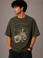Vintage Rides Oversized Graphic T-Shirt