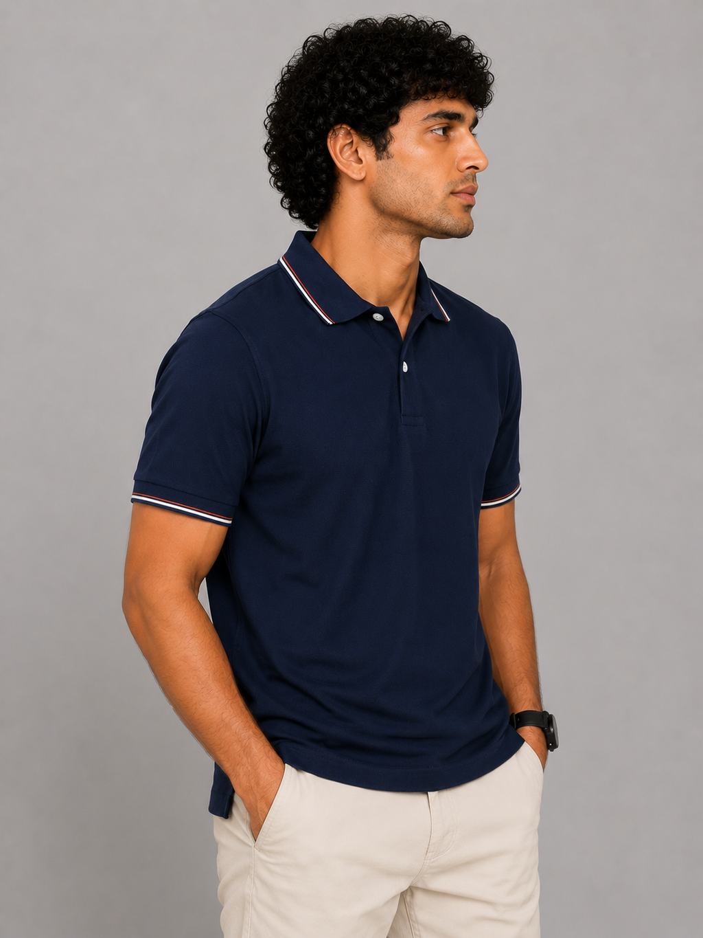 Midnight Edge Polo T-Shirt