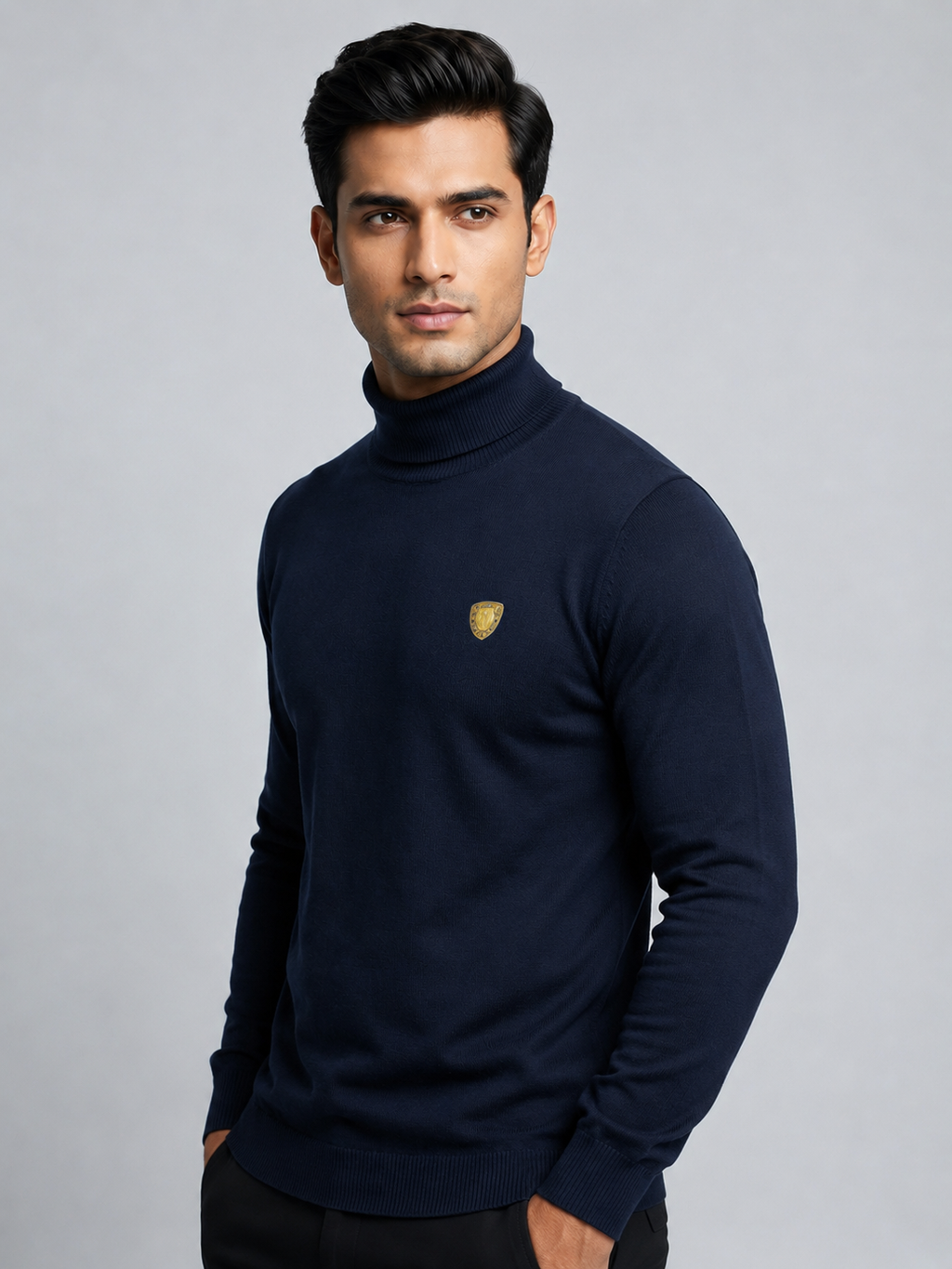 High Neck Turtle Neck Sweatshirt