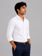 Executive White Formal Shirt