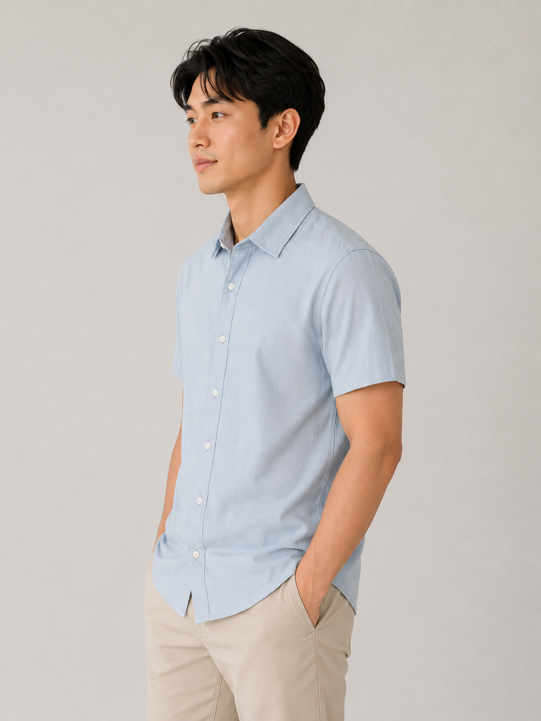 Sky Blue Half sleeve Shirt