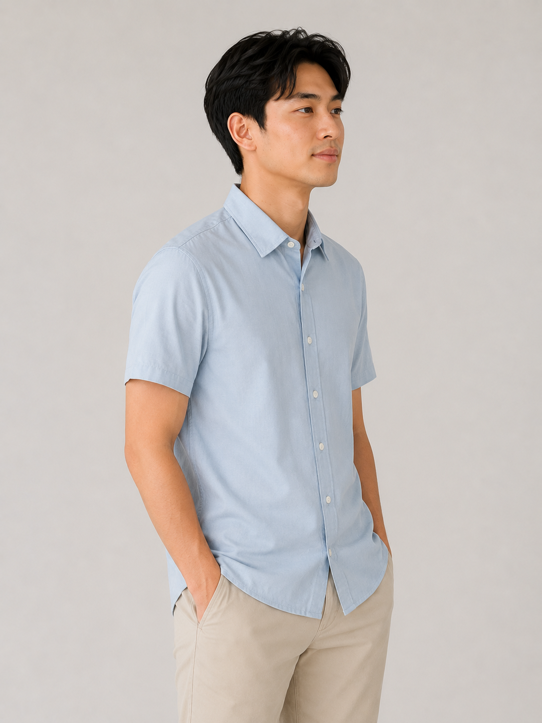 Sky Blue Half sleeve Shirt