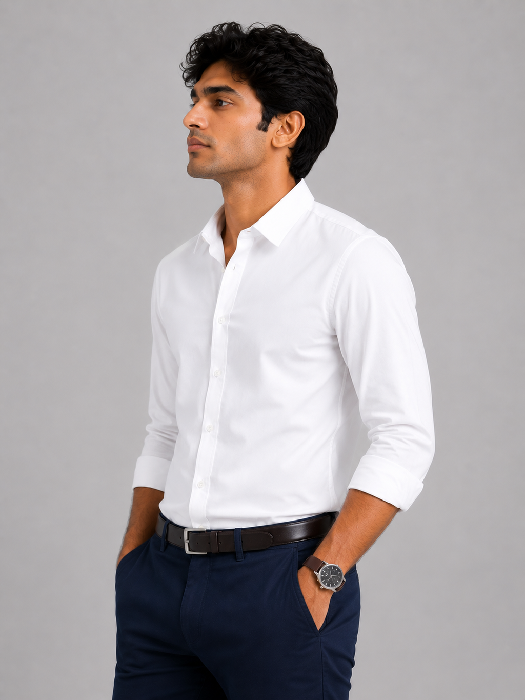 Executive White Formal Shirt