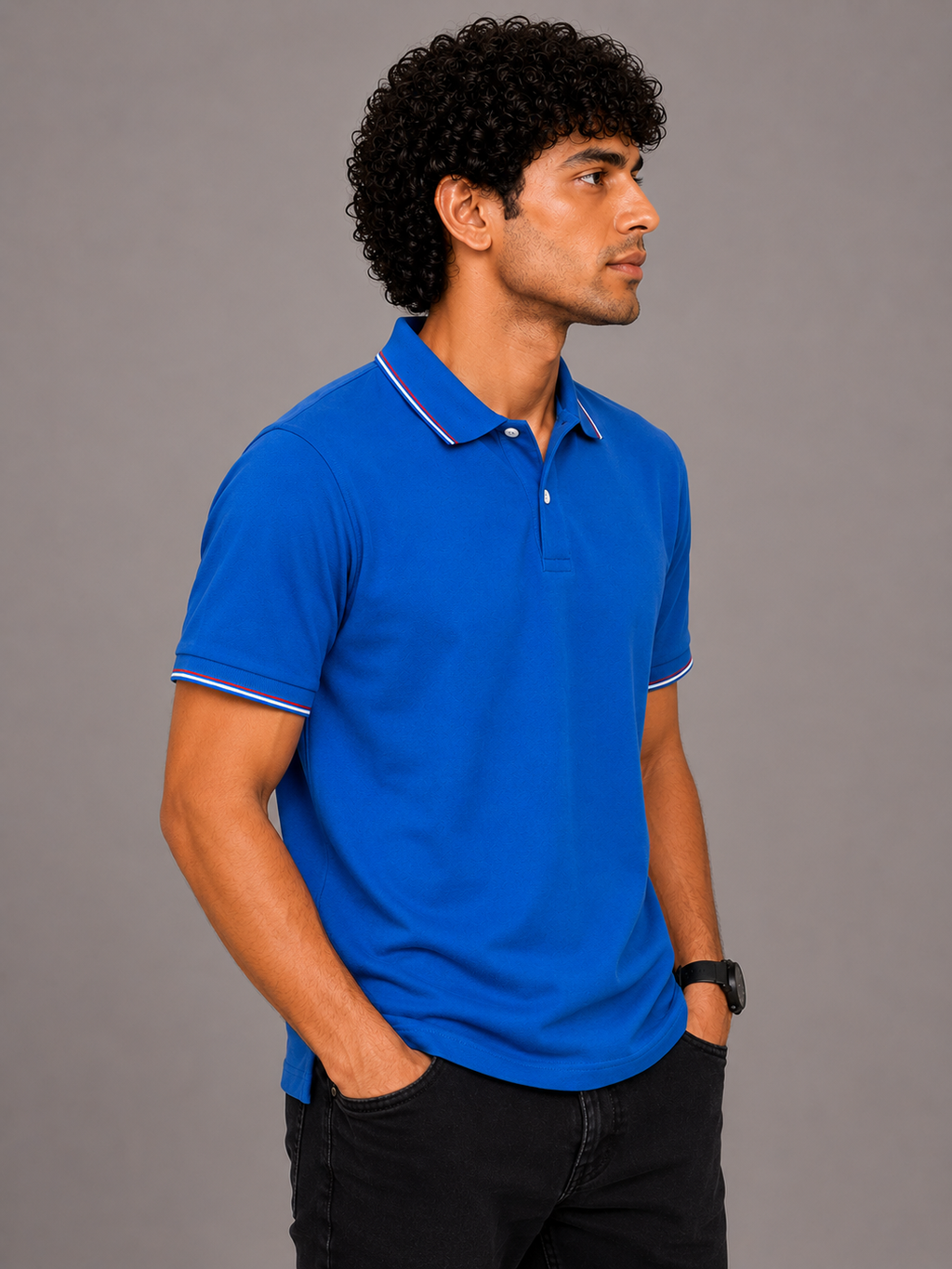 Cobalt Edge Polo T-Shirt