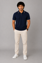 Midnight Edge Polo T-Shirt