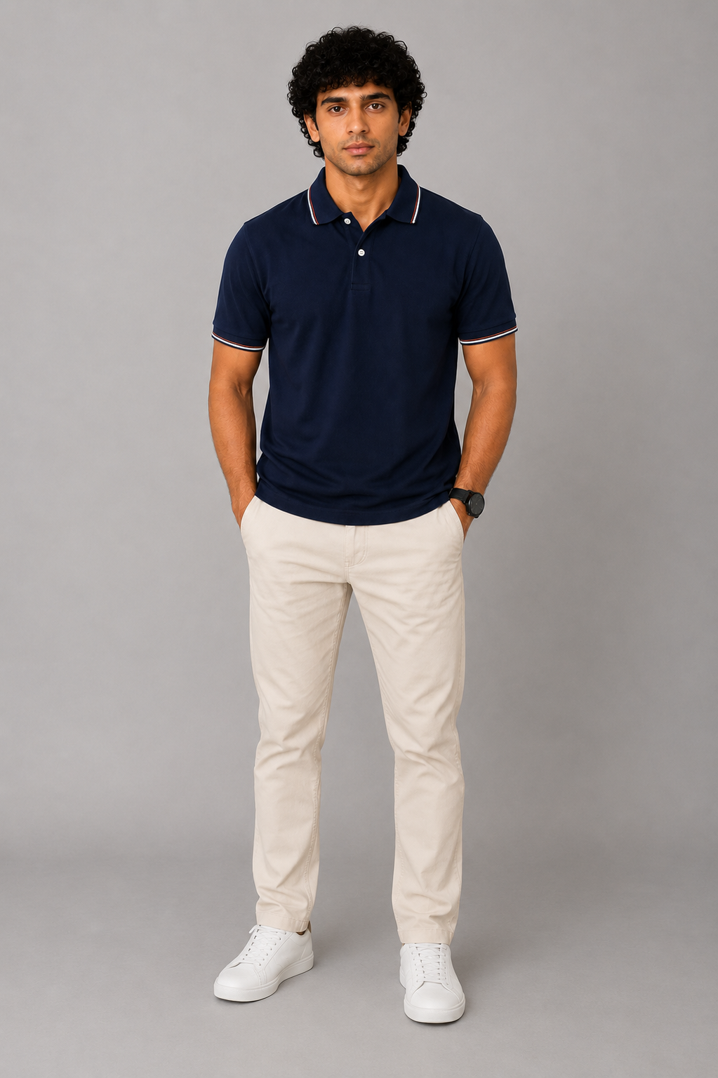 Midnight Edge Polo T-Shirt