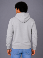 Men's Grey Melange Pullover Hoodie