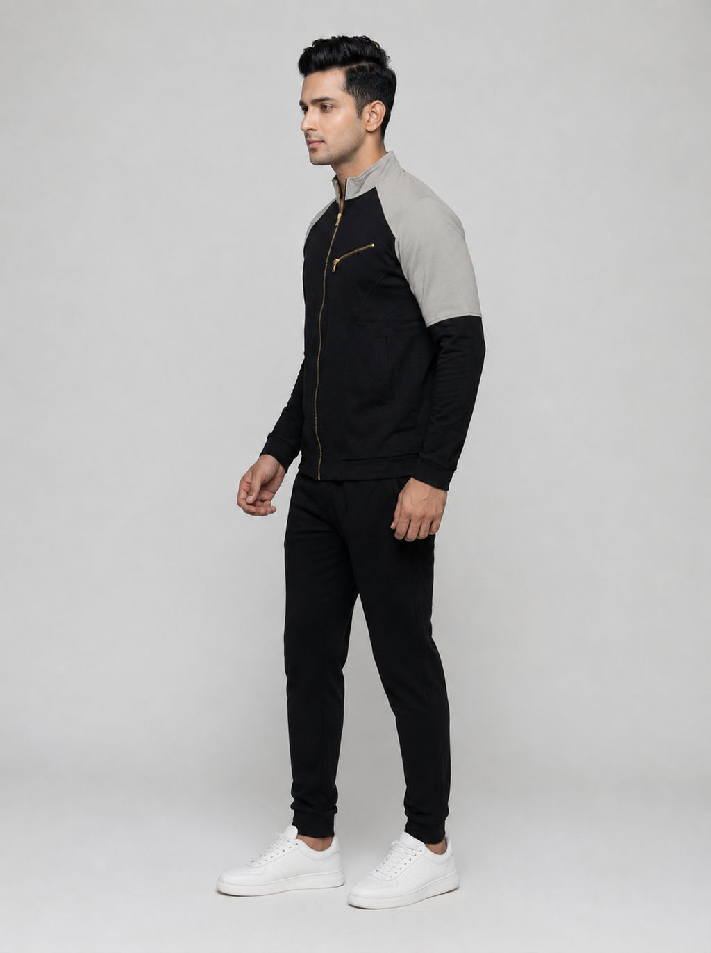 Black and Grey Tracksuit