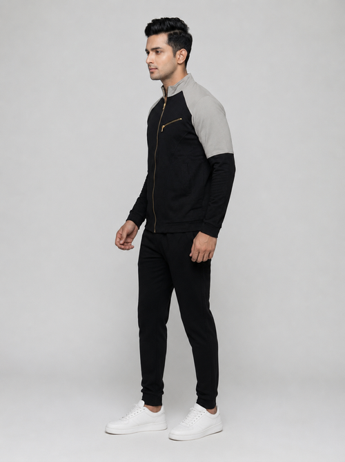 Black and Grey Tracksuit