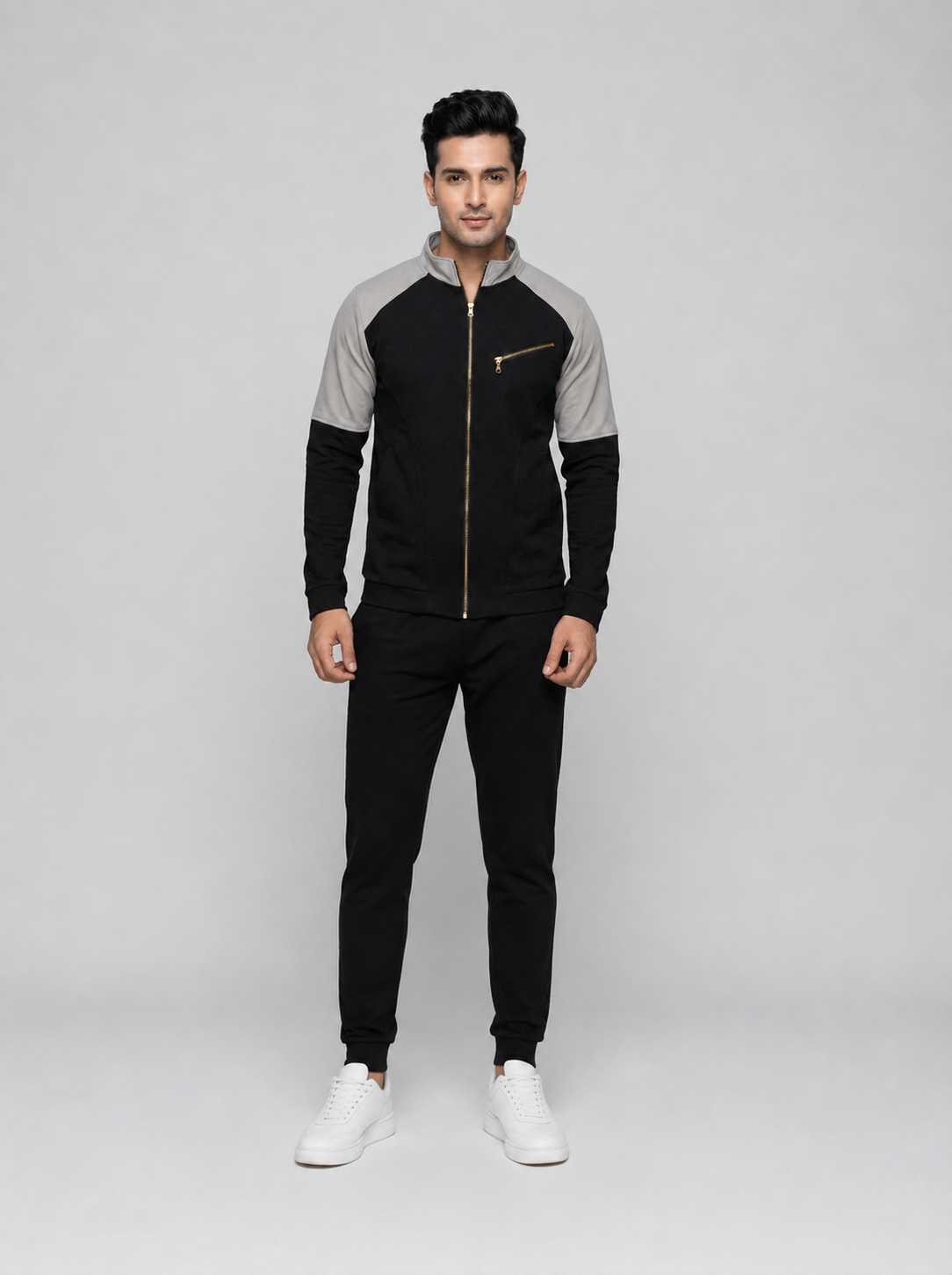 Black and Grey Tracksuit