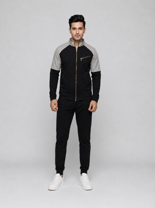 Black and Grey Tracksuit