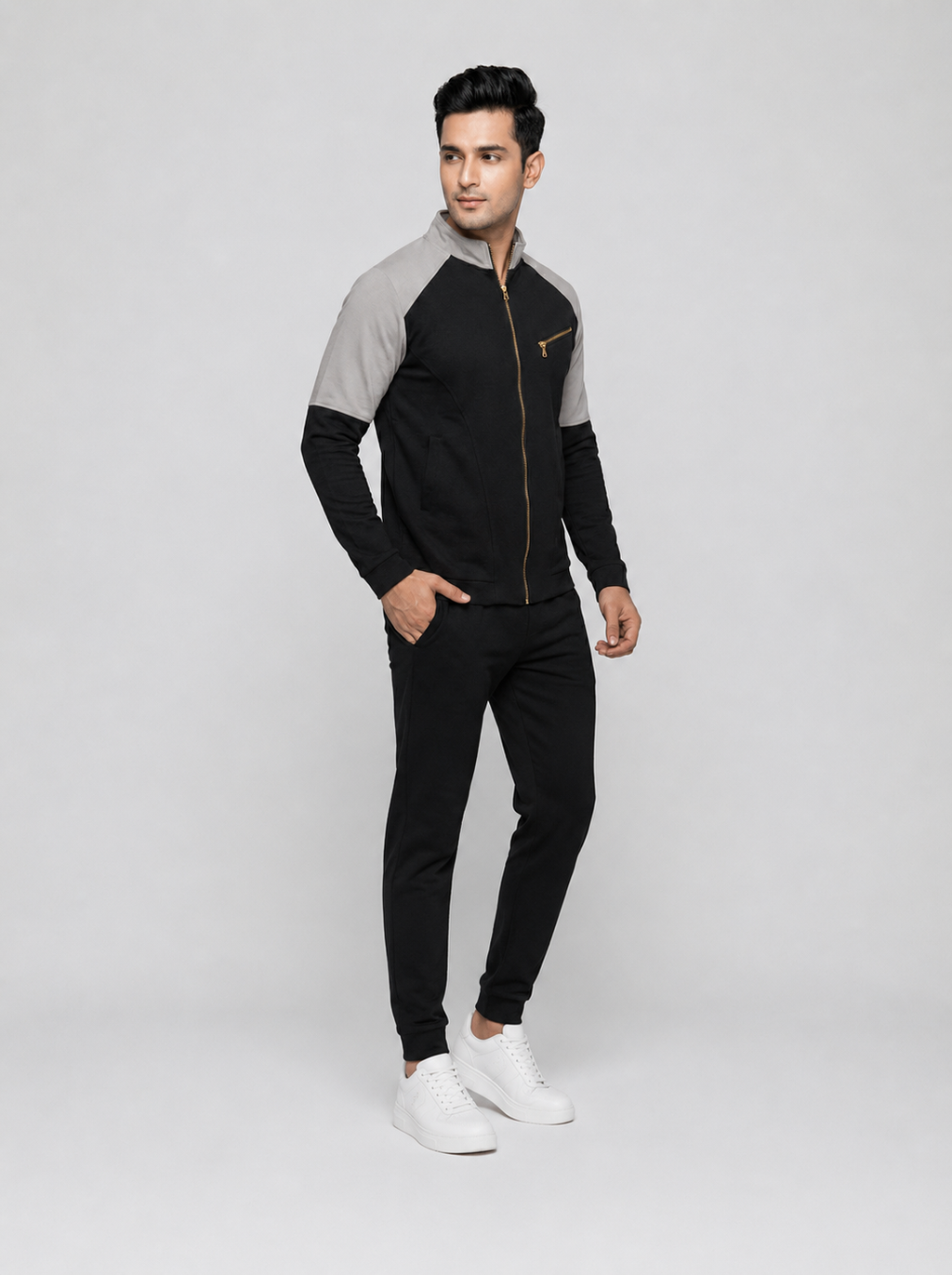 Black and Grey Tracksuit