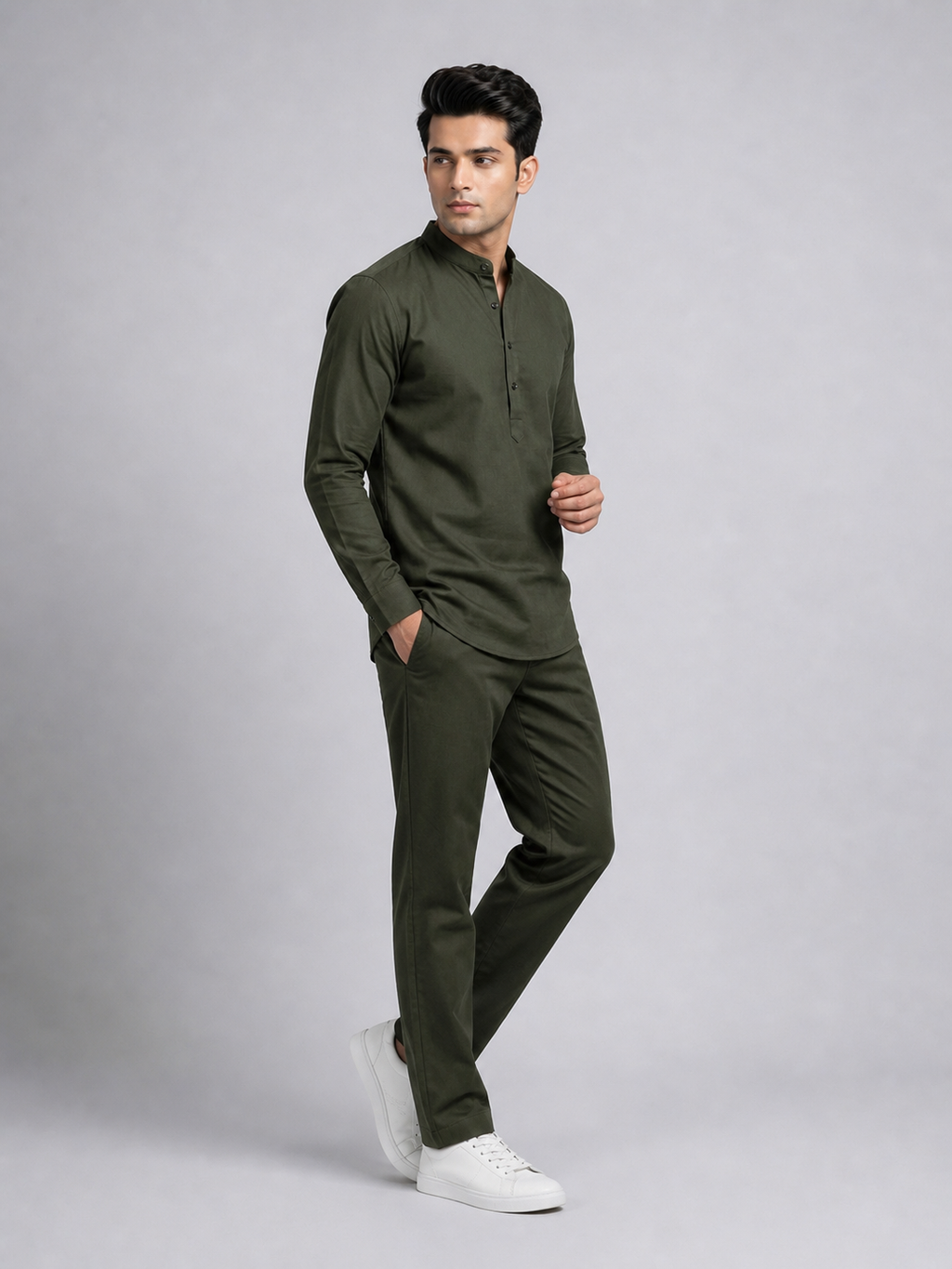 Dark Green Co-ord set Full