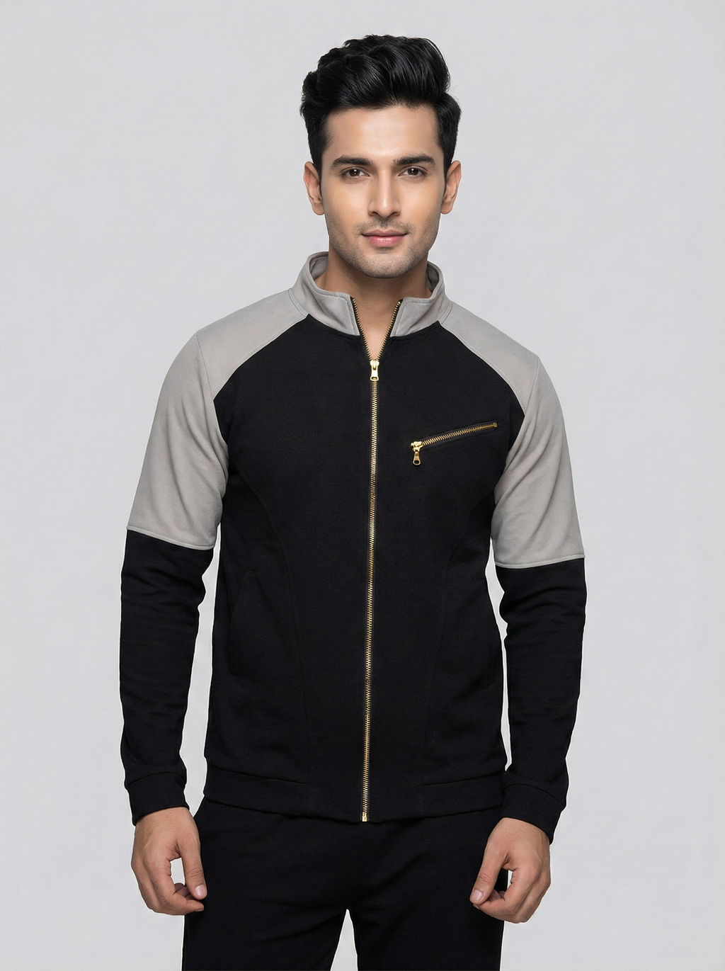 Black and Grey Tracksuit