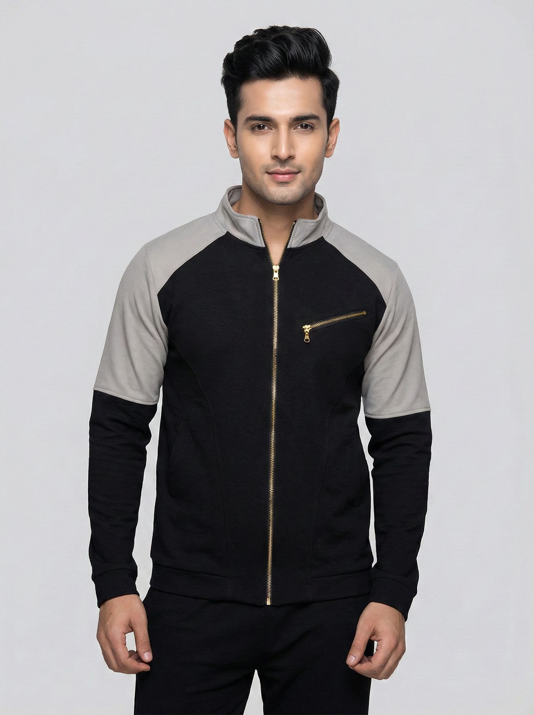 Black and Grey Tracksuit