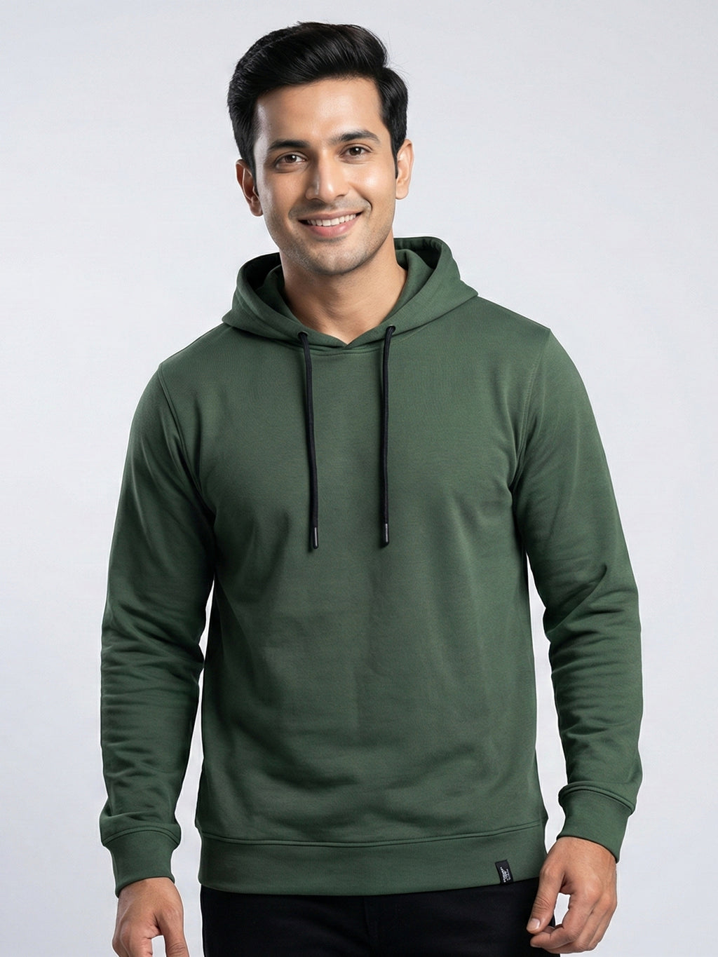 Men's Full Sleeve Hoodie Olive Green