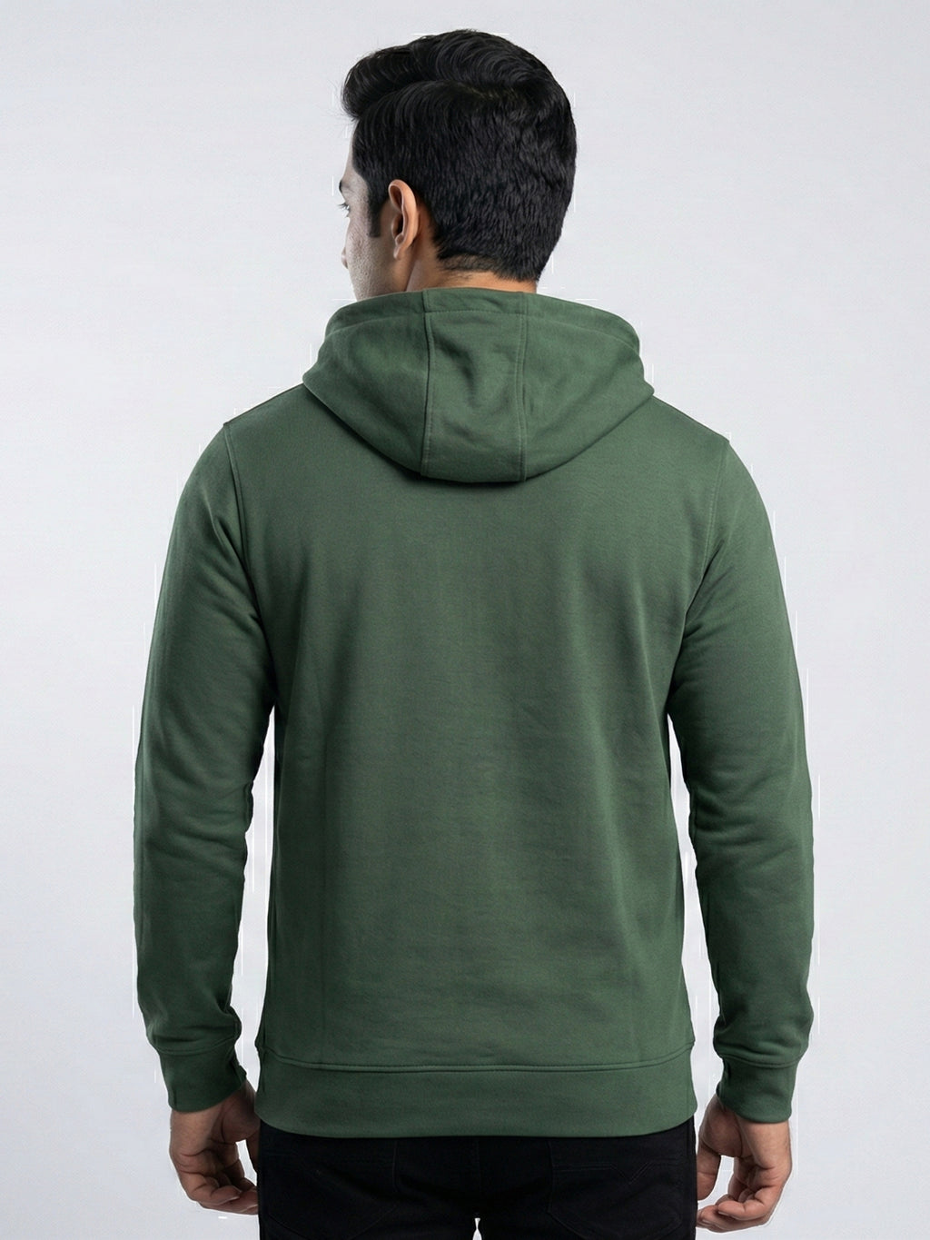 Men's Full Sleeve Hoodie Olive Green