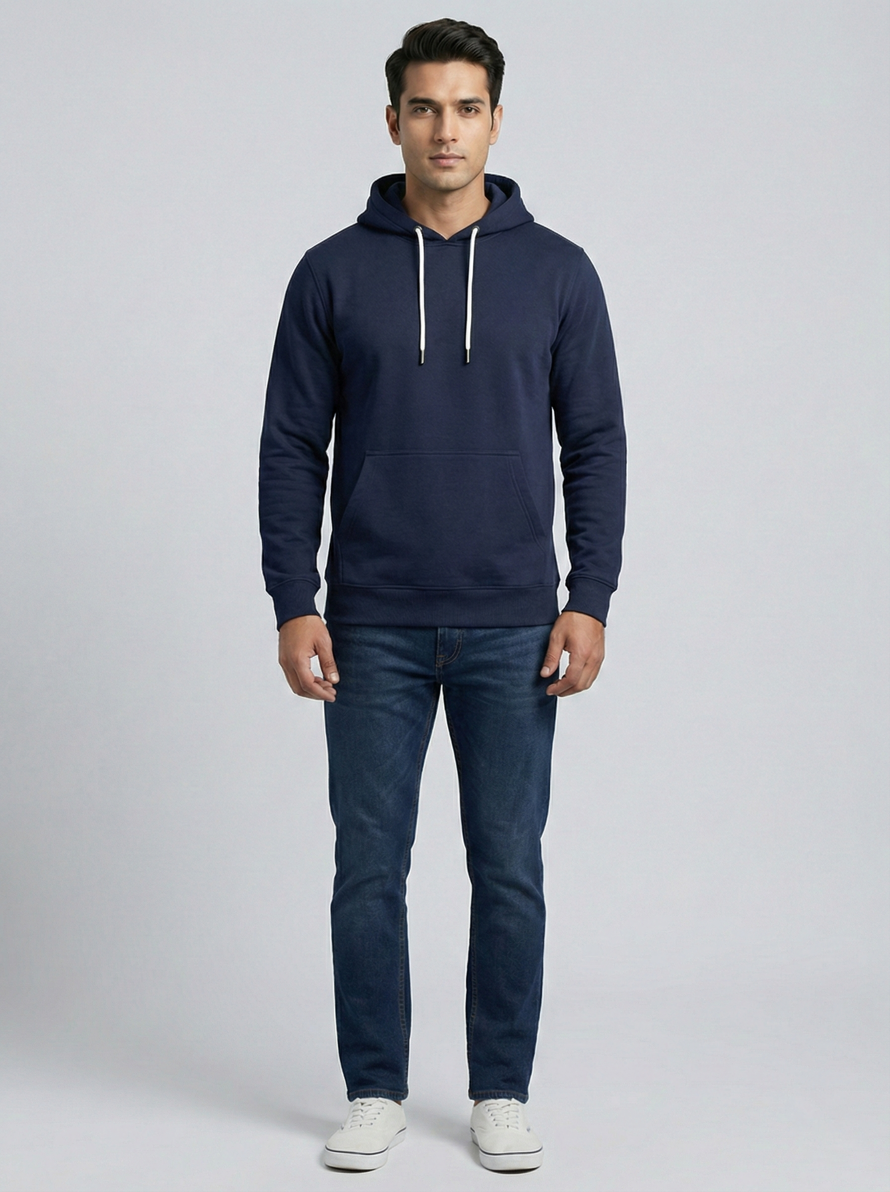 Men's Full Sleeve Hoodie Navy Blue