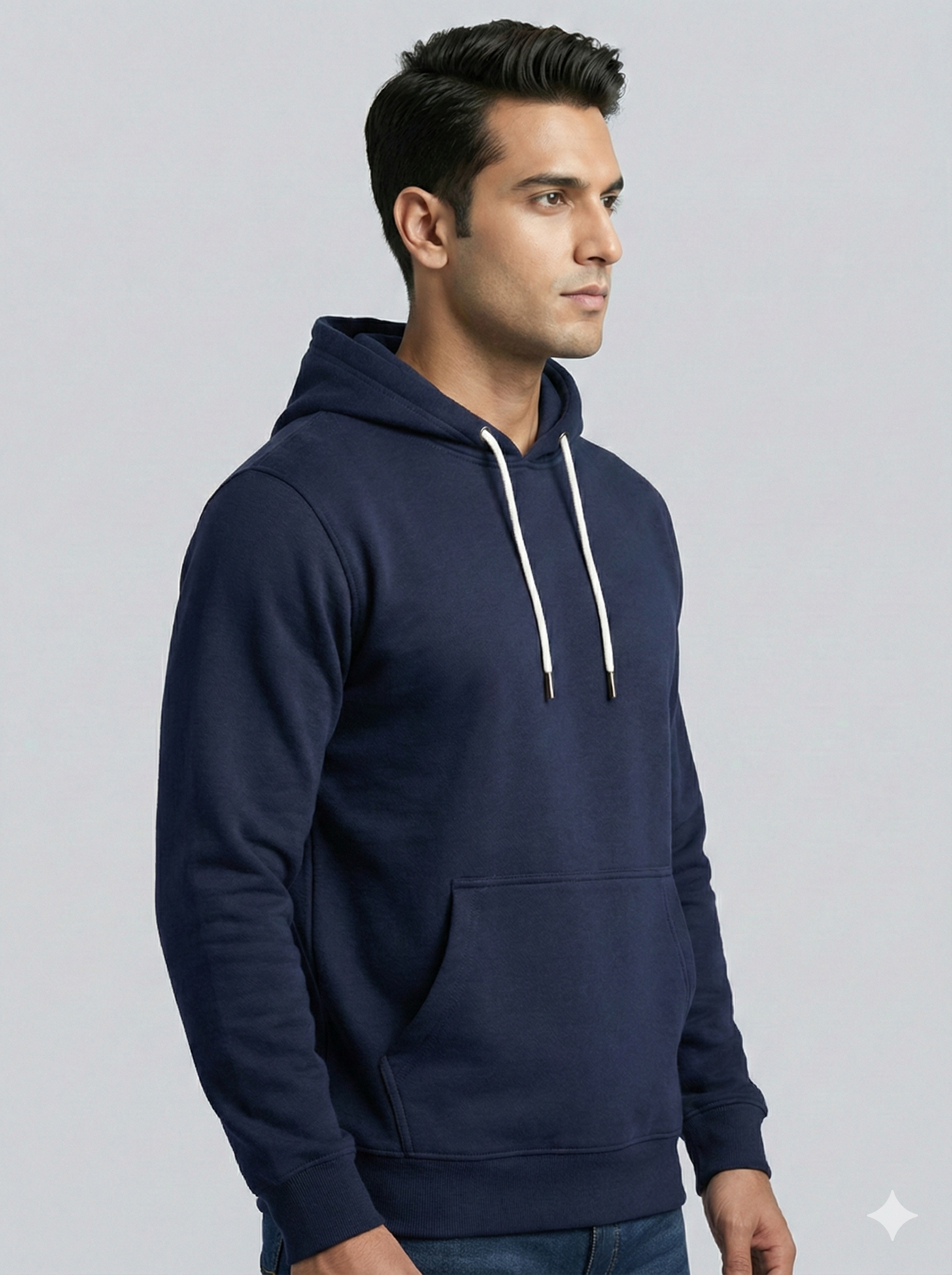 Men's Full Sleeve Hoodie Navy Blue
