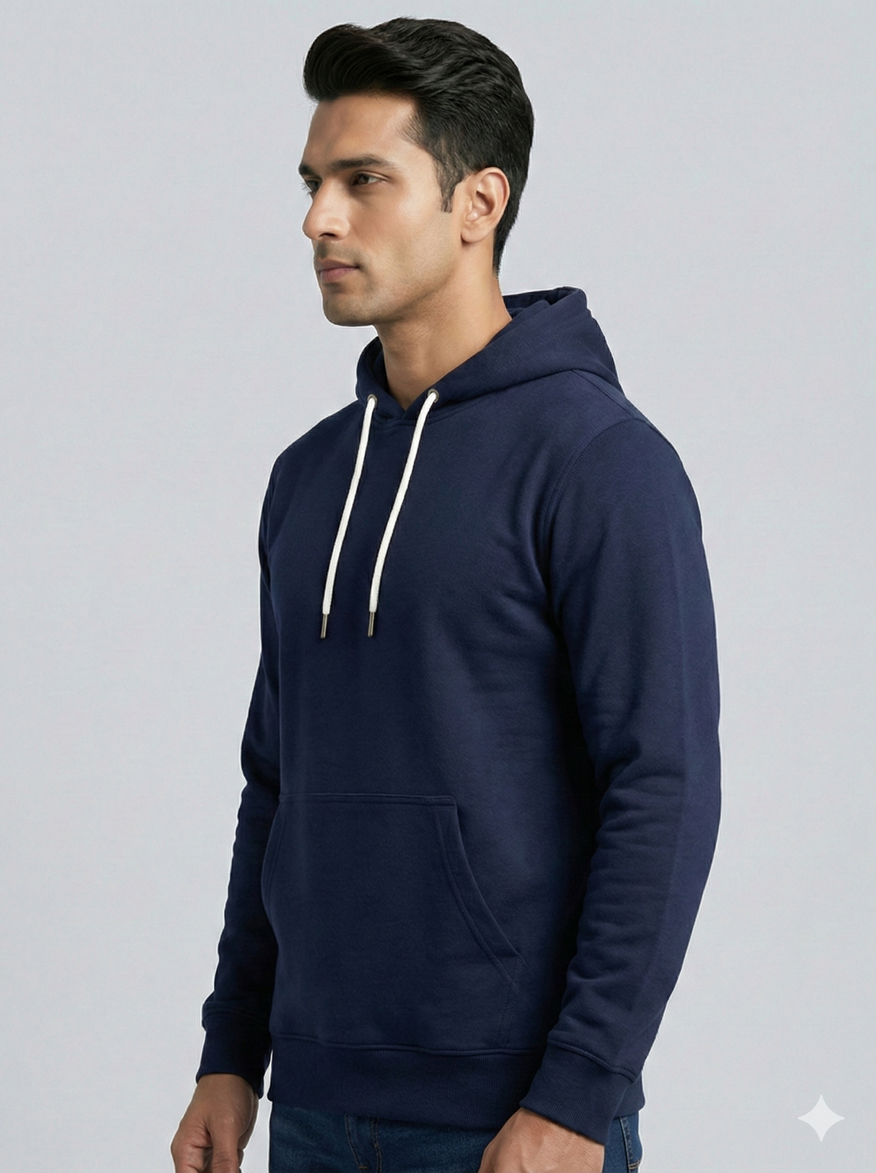 Men's Full Sleeve Hoodie Navy Blue