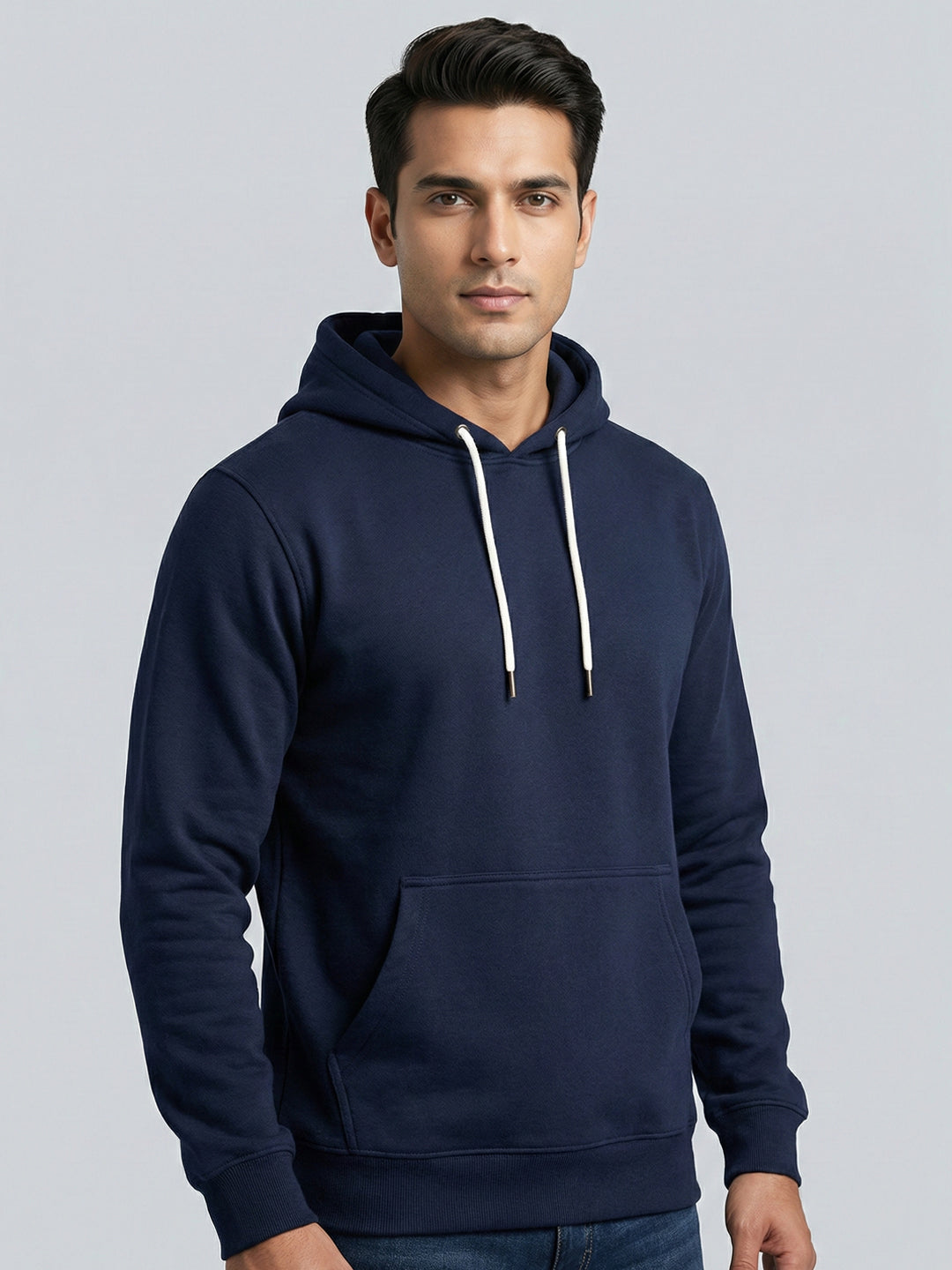 Men's Full Sleeve Hoodie Navy Blue