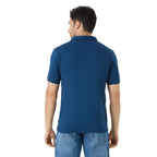 Men's Half Sleeve Polo in Cobalt Blue